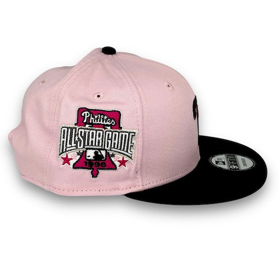 Phillies 96ASG 9FIFTY New Era Pink & Black Snapback Hat