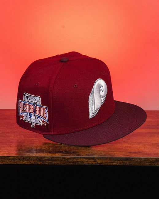 Phillies Team Color Coll. 59FIFTY New Era Burgundy Hat