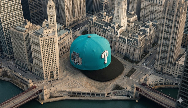 Phillies 96 ASG 59FIFTY Teal & Black New Era Hat UCK X 215SHOOTER