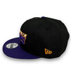 Phoenix Suns 68 9FIFTY New Era Snapback Black & Purple Hat