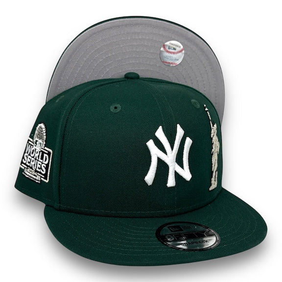 NY Yankees 24WS 9FIFTY New Era Dk Green Snapback Hat