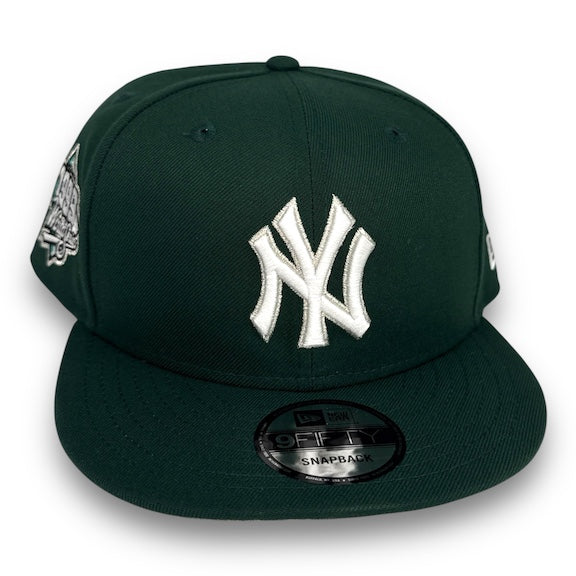 NY Yankees 99WS 9FIFTY New Era Dk Green Snapback Hat