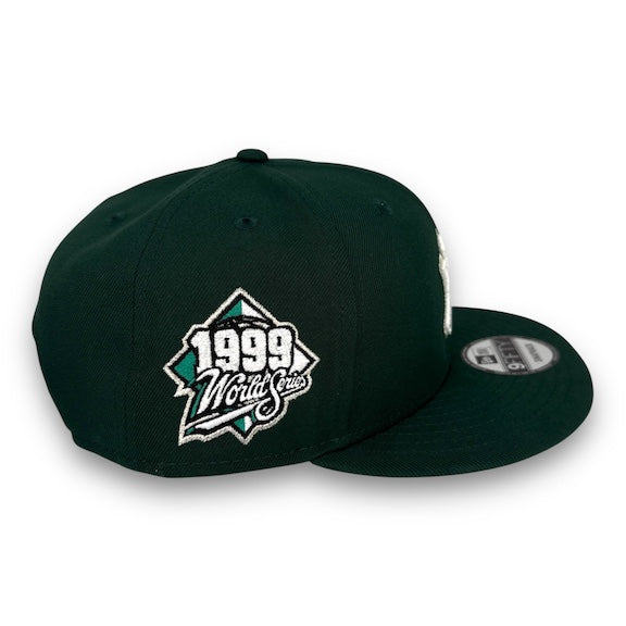 NY Yankees 99WS 9FIFTY New Era Dk Green Snapback Hat