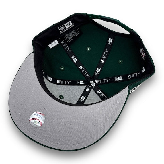 NY Yankees 99WS 9FIFTY New Era Dk Green Snapback Hat