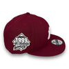 NY Yankees 99WS 9FIFTY New Era Burgundy Snapback Hat