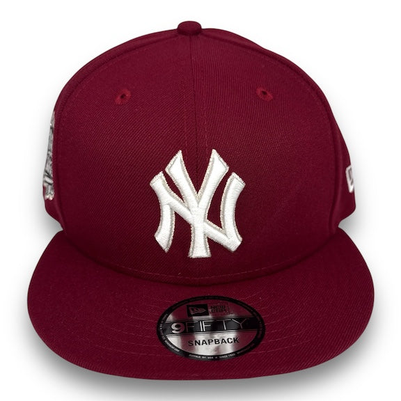 NY Yankees 99WS 9FIFTY New Era Burgundy Snapback Hat