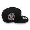 NY Yankees 00SS 9FIFTY New Era Black Snapback Hat Red UV