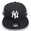 NY Yankees 99WS 9FIFTY New Era Black & White Snapback Hat
