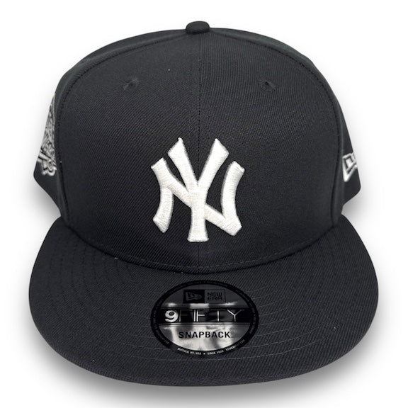 NY Yankees 99WS 9FIFTY New Era Black & White Snapback Hat