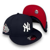 NY Yankees 99WS 9FIFTY New Era Navy Snapback Hat Red UV