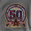 50th anniversary side patch -Pinwheels Anaheim Angels 50th 59FIFTY New Era Hat