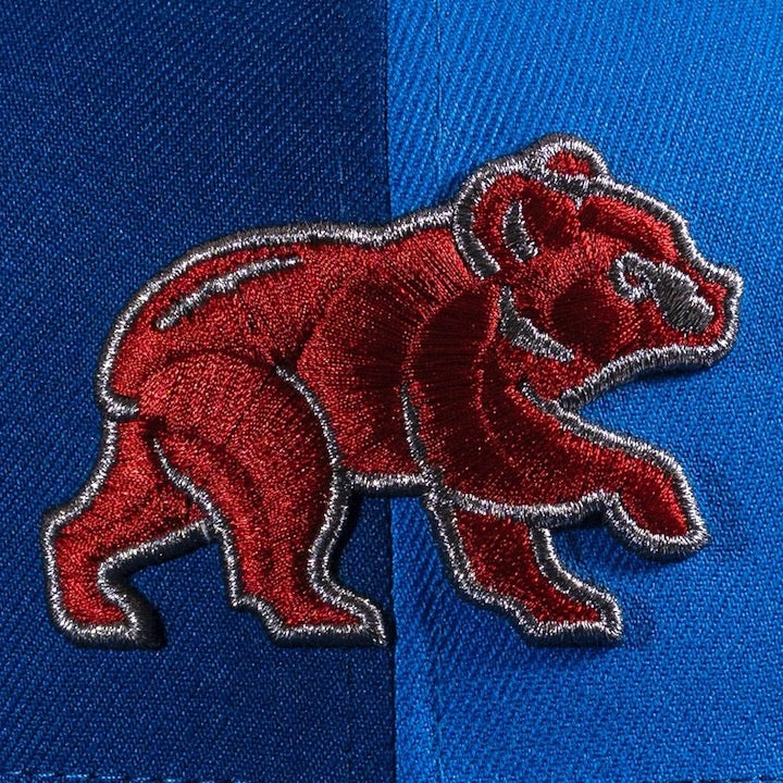 front patch walking cub -Pinwheels Chicago Cubs 25th 59FIFTY New Era Hat