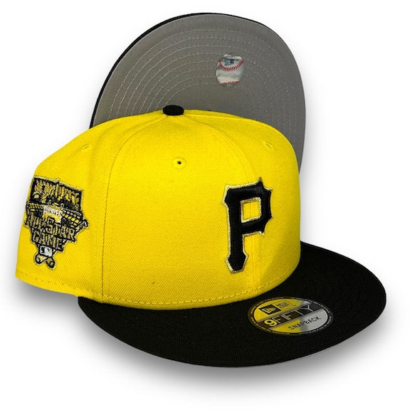 Pirates 06 ASG 59FIFTY Bright Yellow & Black Snapback Hat