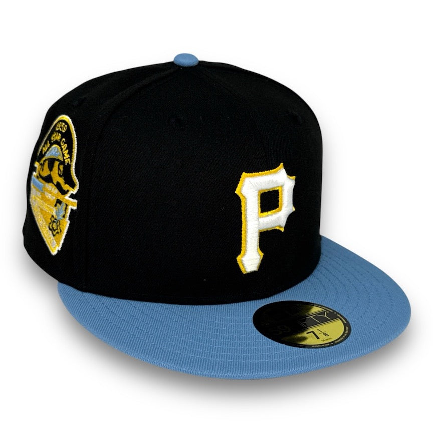 Pirates 59 ASG 59FIFTY Fitted Black & Sky Blue Hat