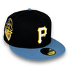 Pirates 59 ASG 59FIFTY Fitted Black & Sky Blue Hat
