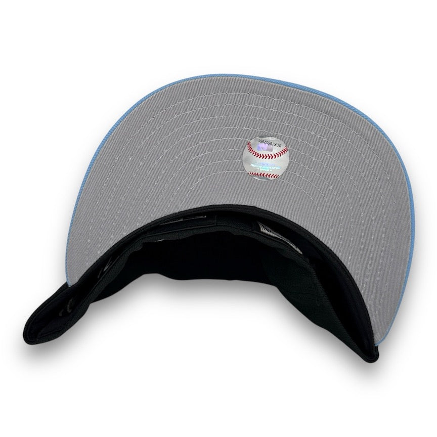 Pirates 59 ASG 59FIFTY Fitted Black & Sky Blue Hat