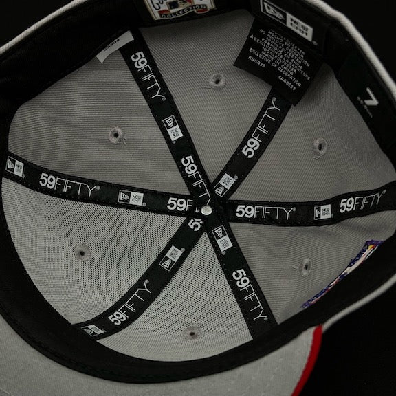 Prime 2.0 Mariners New Era 59FIFTY Grey & Red Hat Grey Bottom