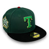 Rangers 59FIFTY New Era Dark Green & Black Hat Grey UV