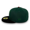 Rangers 59FIFTY New Era Dark Green & Black Hat Grey UV