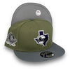 Rangers Stadium 9FIFTY New Era Green Bark & Storm Gray Snapback Hat