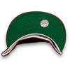 Red Sox 04 WS 59FIFTY New Era H Red Fitted Hat Green Bottom