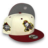Reds 70 New Era 9FIFTY Off White & H Red Snapback Hat