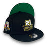 Roberto Clemente 21 Nation 9FIFTY New Era Black Snapback Hat