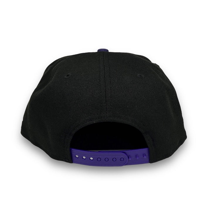 Rockies 30th Anni. New Era 9FIFTY Black & Purple Snapback Hat Grey Botton