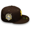 SD Padres 40th Anni. 59FIFTY New Era Brown Hat Yellow Bottom