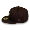 SD Padres Basic 59FIFTY New Era Burnt Wood Fitted Hat