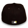 SD Padres Basic 59FIFTY New Era Burnt Wood Fitted Hat