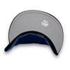 SF Giants 02 WS 59FIFTY New Era Indigo & Black Fitted Hat Grey Bottom