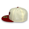 SF Giants 59FIFTY New Era Off White & Red Hat Sky Blue UV