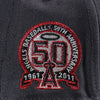 S&S Anaheim Angels 50th 59FIFTY Graphite New Era Hat