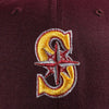 S&S Mariners 40th 59FIFTY Maroon New Era Hat
