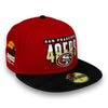 San Francisco 49ers 59FIFTY New Era Scarlet & Black Camo Fitted Hat