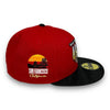 San Francisco 49ers 59FIFTY New Era Scarlet & Black Camo Fitted Hat