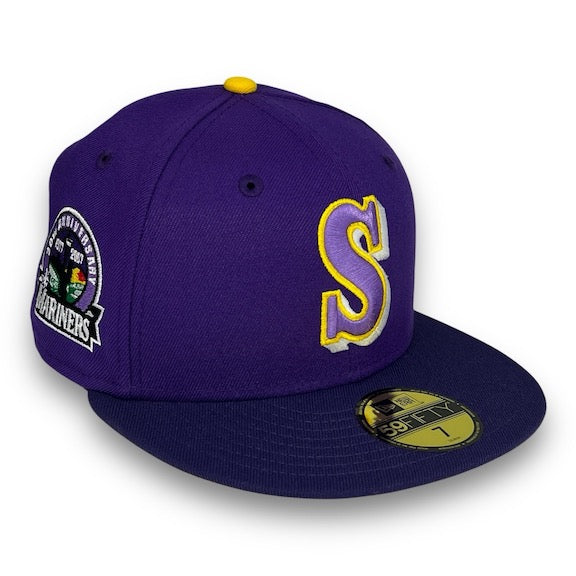 Seattle Mariners 30th 59FIFTY New Era Purple 2-Tone Fitted Hat