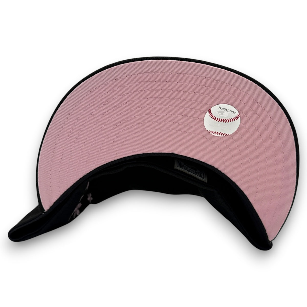 Spring Mets 86WS 59FIFTY New Era Black Hat Pink UV