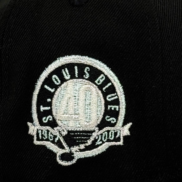 St. Louis Blues 40th 59FIFTY New Era Back Hat