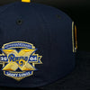 St. Louis Rams 59FIFTY New Era Oceanside & Navy Corduroy Fitted Hat Green Bottom