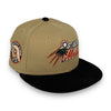 St. Lucie Mets New Era 59FIFTY Camel & Corduroy Hat Grey Bottom