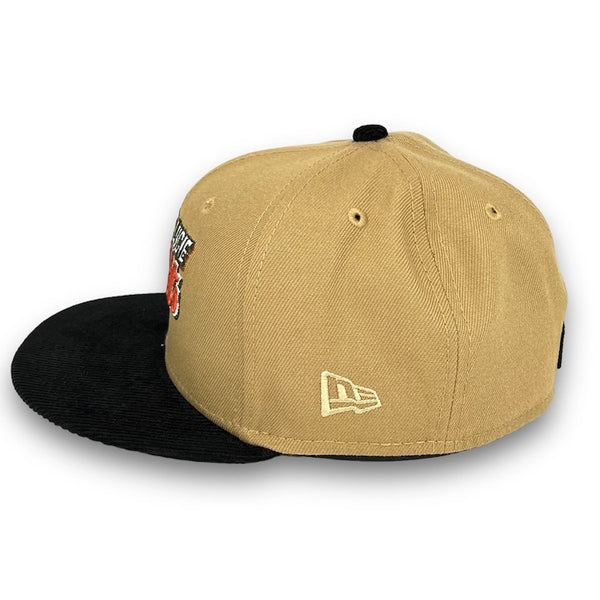 St. Lucie Mets New Era 59FIFTY Camel & Corduroy Hat Grey Bottom