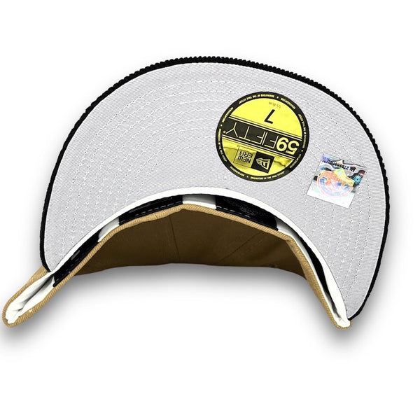 St. Lucie Mets New Era 59FIFTY Camel & Corduroy Hat Grey Bottom