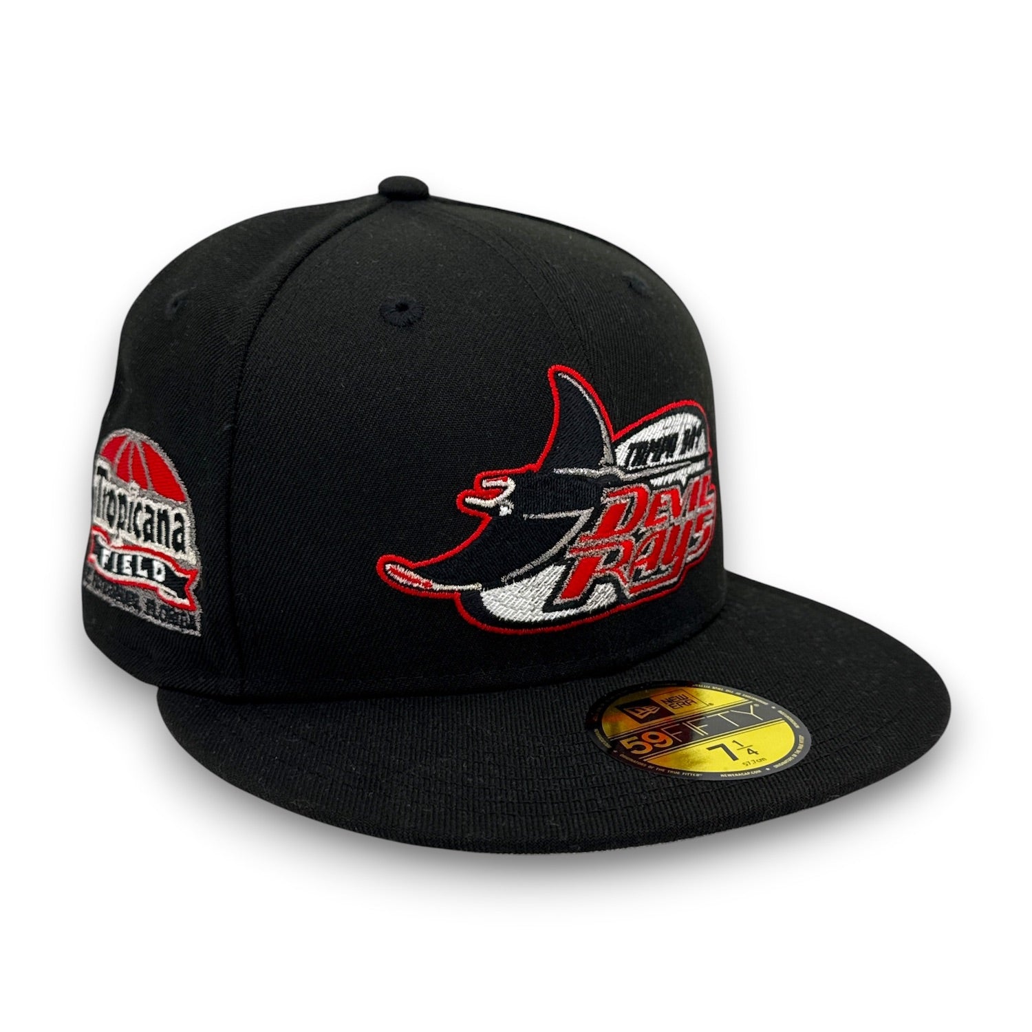Tampa Bay Devil Rays 59FIFTY New Era Black Hat