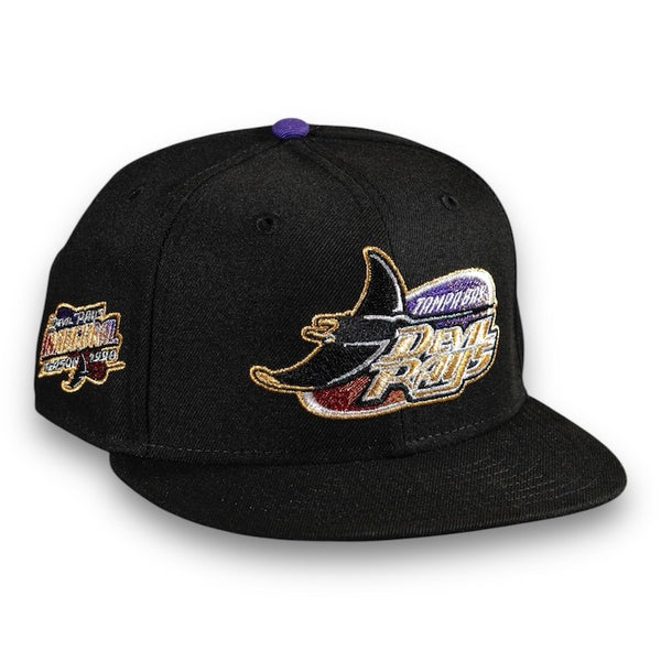 Tampa Bay Devil Rays 98 IS 59FIFTY New Era Black Hat