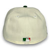 Tampa Bay Rays 59FIFTY New Era Off White & K Green Hat