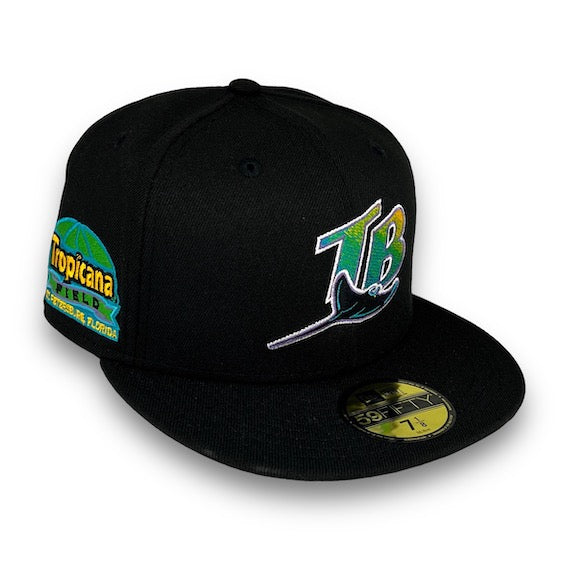 Tampa Bay Rays Tropicana 59FIFTY New Era Black Fitted Hat