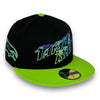 Tampa Bay Rays Urban 59FIFTY New Era Black & Lime Hat