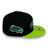 Tampa Bay Rays Urban 59FIFTY New Era Black & Lime Hat